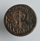 Sr Strong Reliable Antique Overall Stud Work Button 5 8  Inch