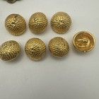 Lot Gold Tone Brass Buttons Naval Anchor Matching Coordinated Vintage 20 Pcs
