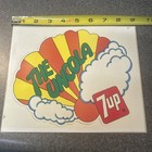 7 Up The Uncola Soda 1969 Nos Ad Sticker Decal Peter Max Psychedelic Style
