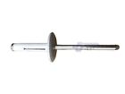 Large Head White Exploding Rivets Pop Rivet 250 Ct  Tri-fold Racing Fasteners