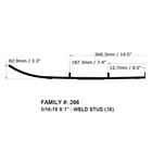 Bottom Line 6  Carbides Runners Skags For Polaris Fits Many 1997-2020 Composite