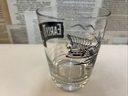 Vintage Early Times Bourbon Large Whiskey Riverboat Rocks Glasses 16 Oz