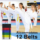 Premium Karate Belt Display Rack  Taekwondo Belt Display Rack Holds Up To 12 Bel