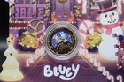 Bluey Christmas 2025 Dollar Buck  1 One Colorized Bingo Dog Coin Australian