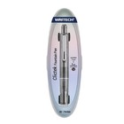 Writech Retractable Fountain Pen Med Nib Black Barrel 5 Ink Cart  Office School