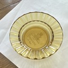 Hotel Tropicana Las Vegas Casino Theme Amber yellow Glass Ashtray Vintage