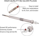 12639701 Diesel Glow Plugs 9g For Duramax Lly Lml Lmm Chevy gmc Lbz Lgh 6 6l  20