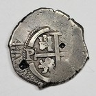 1658 Cob 4 Reales Potosi Bolivia Dated Assayer E 13 6g Pirate Age Silver  k809