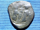 Byzantine  jesus Christ Standing  And Emperors  Anonymous Follis - 23mm   Bc21a