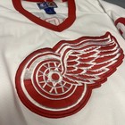 Vintage Starter Mens Detroit Red Wings Jersey Size Medium  91 Fedorov Signed