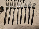 70 Piece Northland Stainless Steel Japan Serving Set Flatware Wood Handle