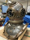 Authentic 1900   s Schrader Navy Diving Helmet Mk Iv Vintage Antique Genuine