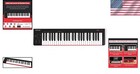 Lightweight 49-key Midi Controller With Velocity Sensitive Keys For Musicians