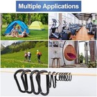 Carabiner Clip  4 Pack  850lbs   3  Heavy Duty Caribeaners For Hammocks  Campin   