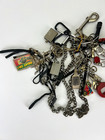 Vintage Keychain Lot Mens Junk Drawer Unique Carabiner Chain Jack Daniels Condom