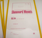 Showgard Clear Stamp Mounts 165 94 Lot Of 3 Packs Of 10 For First Day Covers M83