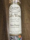 Vintage Caspari Rain Forest Gift Wrap Roll 3 Sheets 20   x28    Jungle Animals Nos