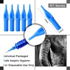 Professional Tattoo Needles And Tips Set - 100 Sterilized Disposable Assorted