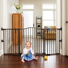 Toddleroo By North States Gathered Home Baby Gate - Matte Bronze -