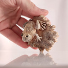 Netsuke Frog Toad Okimono Contemporary Carved Stag Horn Antique Japanese Style