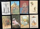 1000 Vintage Postcards Large Lot View Topical Greeting Comic Roadside  1906-60s