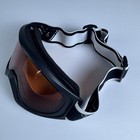 Gordini Black Goggles Orange Lens Outdoor Snow Snowboard Ski Goggles Light Use