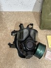 Us Military M40 Gas Mask With Bag 40mm Filter C2a1 Clear dark Lenses Small