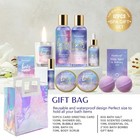 Luxury Spa Kit For Women - 12-piece Bath Set With Bath Bombs  Reusable Bag