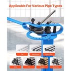 Manual Pipe Bender Tube Bending Hvac Copper Aluminum Iron Fabrication 1   3 