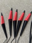 Lot Of 5 Ingenico  Lane 7000   8000 Red Grip Magnetic Stylus Pens