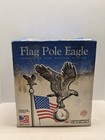 10    Aluminum American Eagle Flag Pole Finial Uncommon Usa Made