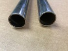 Chrome Plated Steel Tubes  pair 