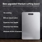 Titanium Cutting Boards - 100  Pure Titanium Cutting Boards For Kitchen - Cuttin