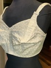 Vtg Sears Bra 38dd Ivory Cotton Bullet Pointy Adjustable Padded Straps