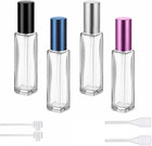 Refillable Glass Perfume Bottle Set  10ml Travel Atomizers For Fragrance  4