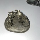 Lot  3  Vintage Pewter Figurines Pre-owned