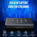 Video Switcher For Live Streaming  Dual 4k Hdmi Input Capture Card For Stream   
