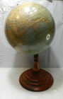Rare 1890 s 12  Rand Mcnally Terrestrial Globe On Wooden Stand  l44s 