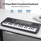 Mk-2 37 Mini Keys Keyboard Piano  Portable Small With 40 Black 