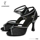 Women Latin Salsa Dance Shoes  Ballroom Dance Sneakers Tango Shoes Wedding Shoes
