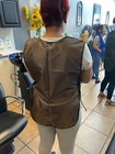 Unisex Salon Hairdressing Hair Cutting Apron Dark-brown Cape Barber Hairstylist 