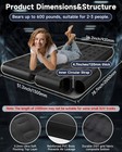 Suv Air Mattress For Car Trunk Camping With Pump  Pvc Airbed With Flocked Top