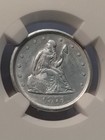 1875 S 20 Cent Seated Liberty Antique Silver Coin Uncirculated Details Ngc