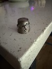 Vintage Mother Of Pearl Abalone Shell Hummingbird Thimble