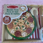 Melissa   Doug Pizza Party Wooden Pretend Play Kids Toy Food  63 Pieces 