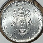 Vatican City 2 Lire Coin  1958  Pope Pius Xii  Low Mint  30k  -combined Shipping