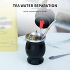 5 In 1 Yerba Mate Cup Set Stainless Steel Argentina Gourd With Tea Shaper Straw