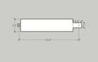 Load Trail 070013 5 Inch X 15-3 4 Inch X 2 Inch Dump Trailer Hydraulic Cylinder