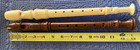 Lot Of 2 Vintage Recorders brown Renaissance 2 cream Antonelli Made In Italy