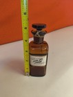 Very Rare 1800 s Pharmaceutical apothecary Amber Glass Bottle